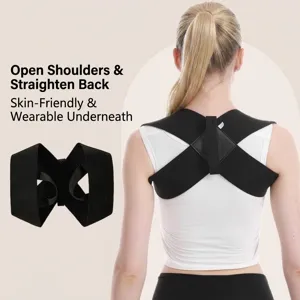 Adjustable Back Posture Corrector For Men Women Breathable Shoulder Support Band X-Shape Gym Fitness Training Belt For Hunchback Correction