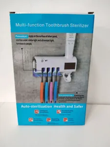 Packaging detail of wall-mounted multi-function UV toothbrush sterilizer