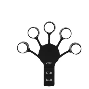 Renforceur de doigts en silicone ajustable et exerciseur de main pour l'entraînement de force