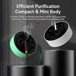 Posacenere elettrico intelligente portatile con funzione di purificatore d'aria