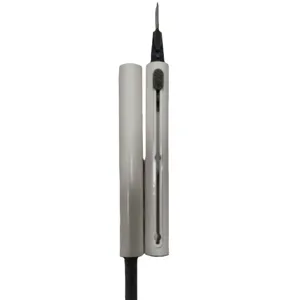 Multi-functional cleaning pen for wireless earphones and Bluetooth headsets with metal tip
