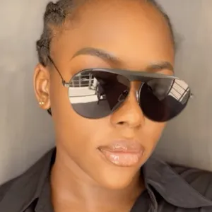Gafas de Sol de Aviador de Alta Gama para Mujer Marco de Metal PC Lentes Teñidas 2025 Moda Fotografía de Calle Conducción