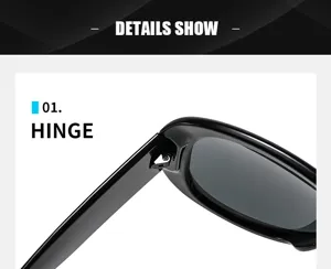 Detailed macro view of the sturdy metal hinge on oversized black fashion sunglasses