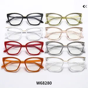 Retro Katzenauge Blaulichtfilter Brillenrahmen stilvolle Mode optische Brille fur Damen