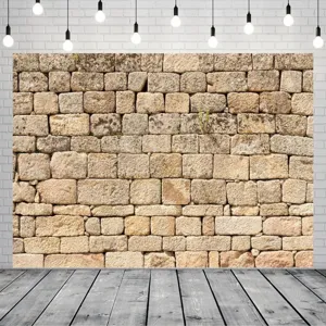 Vintage stone wall photography backdrop for studio portrait and product shooting