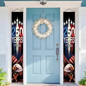 USA 250. Jahrestag Türbanner mit Weißkopfseeadler und patriotischem 1776-2026 Design