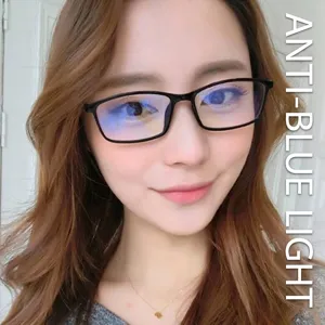 Retro anti-blue light glasses frames for computer and phone use for students.