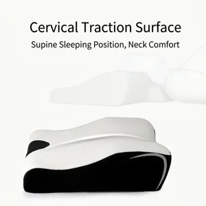 Almohada cervical ortopédica de espuma viscoelástica para soporte y comodidad