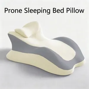 Almohada ergonómica de espuma viscoelástica para leer y relajarse en la cama en posición boca abajo