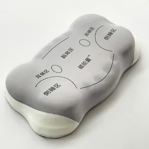Ergonomisches Memory-Foam-Kissen Detail mit speziellen Zonen für Nacken und Kopfstützung.