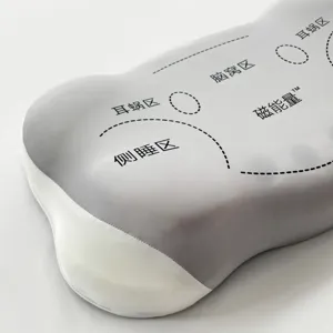 Ergonomisches Gedächtnisschaum Halswirbelkissen Wolkenform Nackenschutz Schlafunterstützung Kissen Für Erwachsene Bettwaren