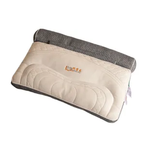 Ergonomic multi-functional neck support pillow with detachable cylindrical roll design