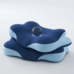 Almohada ergonómica 3D de espuma viscoelástica mariposa para soporte cervical del cuello