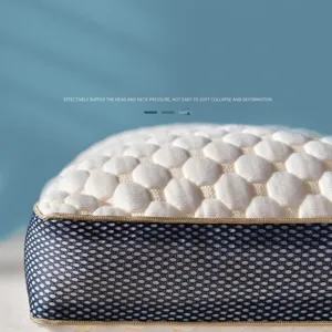 Almohada ergonómica de protección cervical hotel con textura 3D transpirable
