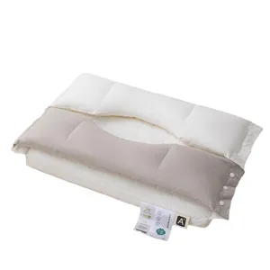 Cuscino protettivo cervicale in cotone Classe A con design rimovibile a due strati