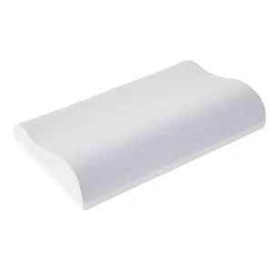 Almohada ergonómica de espuma viscoelástica de rebote lento para soporte cervical