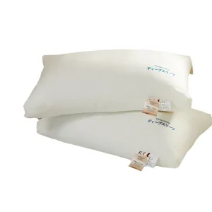 Class A Japanese cotton hotel pillow with feather silk down filling for neck support