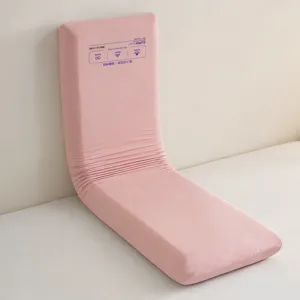 Lang roze traagschuim kussen voor tweepersoonsbed met langzame veerkracht