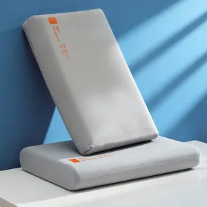 Almohada premium de espuma viscoelástica bio K8 de rebote lento en gris elegante