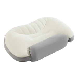 Almohada ergonómica de espuma viscoelástica de doble núcleo para apoyo cervical y sueño