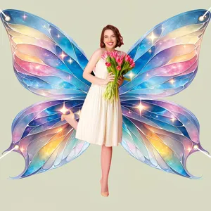 Traumhafter Schmetterling Fotohintergrund mit Sternenhimmel für Kinderpartys Fotografie