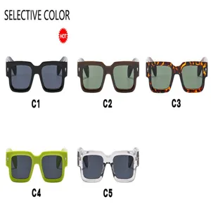 Gafas de sol cuadradas para hombre, protección UV disponibles en cinco colores