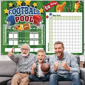 Sfondo per festa a tema football americano per decorazioni per serate di eventi sport