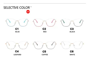 Stijlvolle cat-eye brilmonturen verkrijgbaar in meerdere kleuren waaronder leopard en koffie