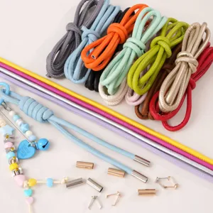 6mm Round Faux Leather Cord Sewn PU Rope For DIY Jewelry Making Phone Chain Materials Minimalist Accessories Craft Cord 1 Meter