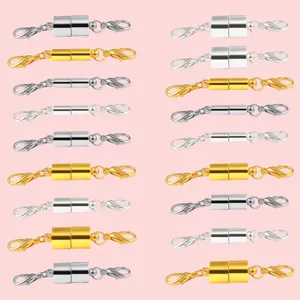 Magnetic lobster clasps for DIY jewelry making in various gold and silver finishes