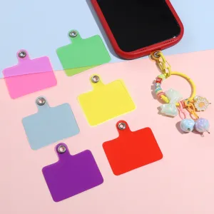 Patch Universale per Cordino del Telefono Tessuto Oxford PVC Connettore Porta di Ricarica Clip di Fissaggio per Accessori Cordino Telefono