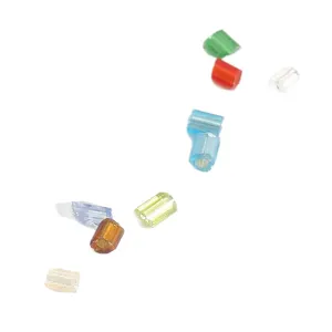 Colorful 2mm silver-lined glass tube beads for DIY jewelry making and sewing accessories