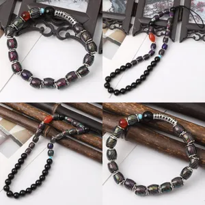 Temperature-sensitive color-changing resin beads for DIY handmade jewelry bracelets