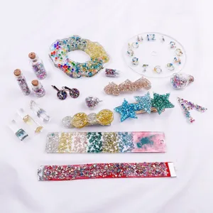 Bunte unregelmäßige Glassplitter für DIY Harz Kunst Schmuck Füllstoffe und Bastelarbeiten