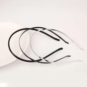 Set van drie minimalistische DIY-haarbanden in zwart en zilver voor haaraccessoires