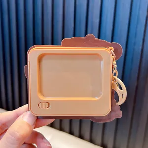 Cute capybara mini electronic drawing board keychain for creative stress relief