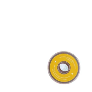 Couvercle de boîte de rangement en céramique japonaise avec valve de pression jaune