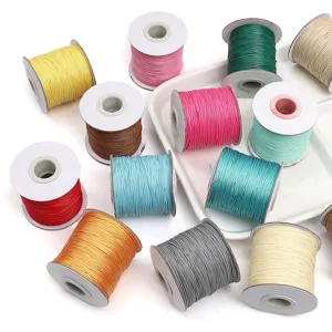 Multicolor Korean wax cord spools for DIY jewelry making beading necklace bracelet