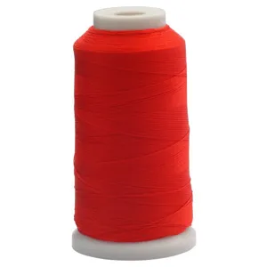 Bobine de cordon de tressage rouge vif pour bijoux DIY et artisanat de nœuds chinois