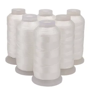 6 rotoli di filo di nylon bianco per la creazione di gioielli fai-da-te e perline