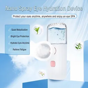 Handheld portable nano mist eye moisturizer for professional hydrating eye care SPA