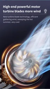 Interne Details zum leistungsstarken Motor und der Turbinenschaufeltechnik des Lüfters