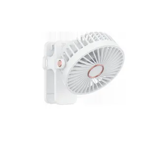 Tragbarer USB-Clip-Ventilator SL616 720 Grad Drehung Wiederaufladbar 3 Geschwindigkeiten Leiser Kühlung Schreibtisch Wandmontage Mini Ventilator