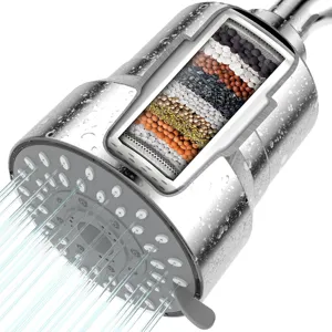Modern ABS Verguld Filtratie Douchekop Set Multi-modus Hogedruk Waterzuivering Geïntegreerde Sproeikop Badkamer Accessoires