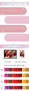 Guida al contrasto cromatico del gel per unghie sotto diverse luci e schermi per cat eye