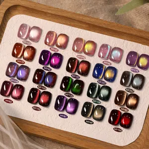 BORN PRETTY Cat Eye Gel Nail Polish Crystal Magnetic Soak Off Polish Sparkling Aurora Shimmer Gel For Women Salon DIY Manicure