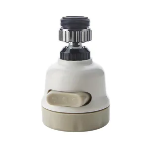 High-pressure 3-mode adjustable kitchen faucet aerator and rotatable sink sprayer head