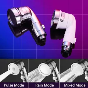 Universal faucet extension shower head set with 3 spray modes for sink hair washing