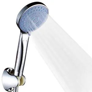 Multi-functional 5-mode handheld shower head with high-pressure water spray effect