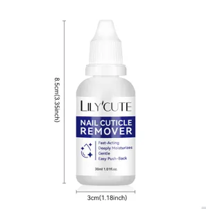 LILY'CUTE Nagelhäutchenentferner 30ml Flasche Abmessungen 8.5cm Höhe 3cm Durchmesser